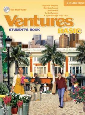 [预订]Ventures Basic Student’s Book with Audio CD/Literacy Workbook Value Pack 9780521721165