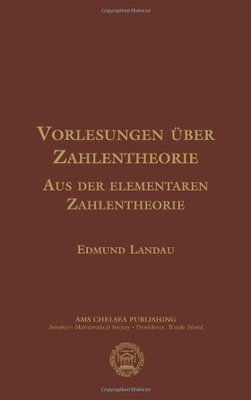预订 【】Vorlesungen über Zahlentheorie. Aus der Elementaren Zahlentheorie