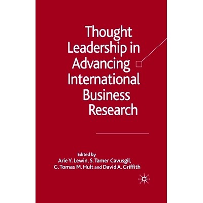 预订 Thought Leadership in Advancing International Business Research: 9781349304035
