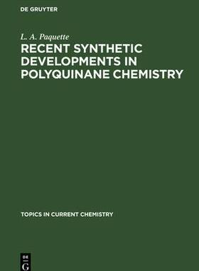 [预订]Recent Synthetic Developments in Polyquinane Chemistry 9783112539279