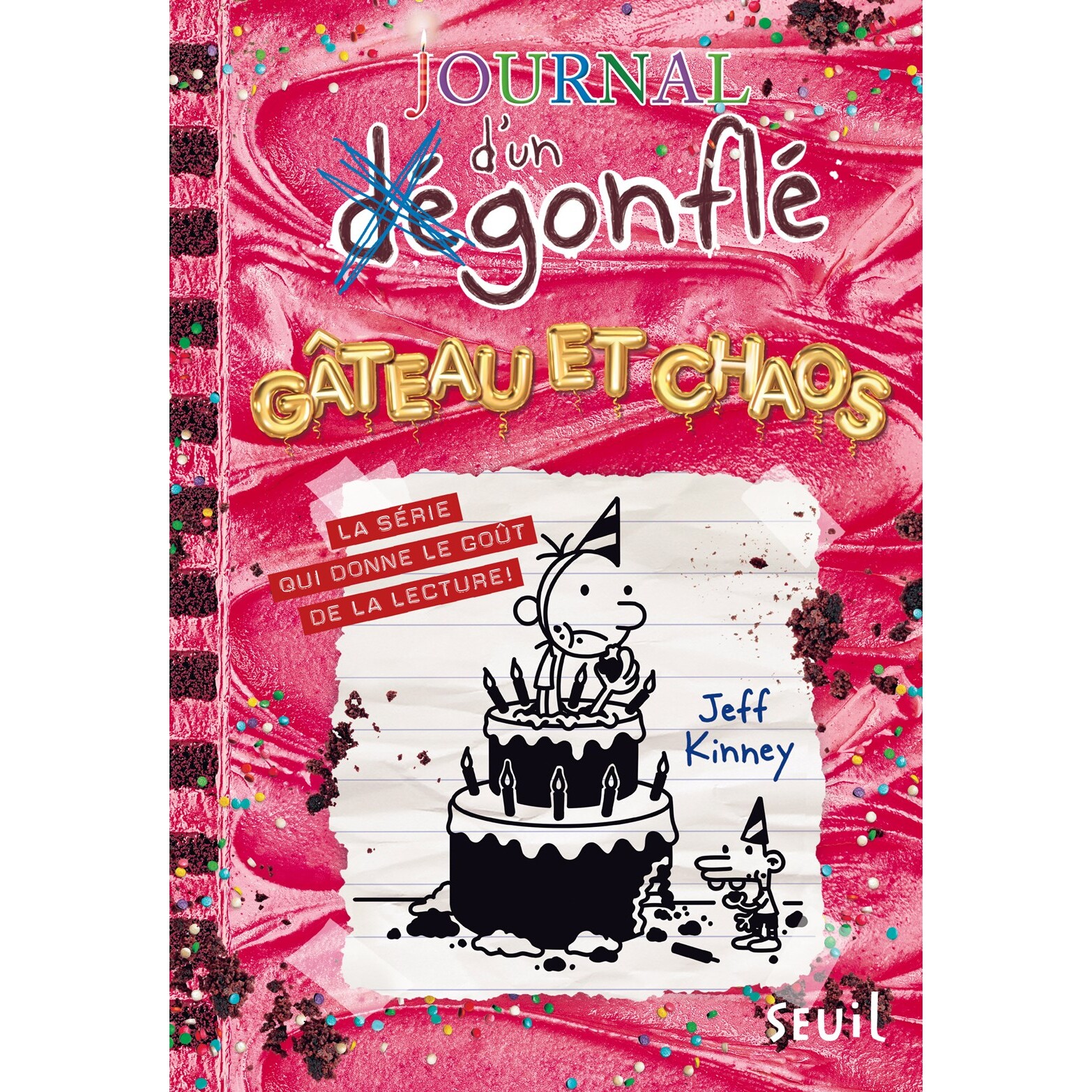 现货 小屁孩日记20 法语版 Jeff Kinney 少儿入门读物 Journal d'un dégonflé 法国进口书 Gâteau et chaos