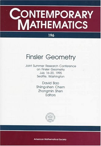 【预售】Finsler Geometry