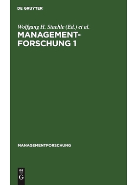 预订 Managementforschung 1: [Thema: Selbstorganisation und systemische Führung]: 9783112419533