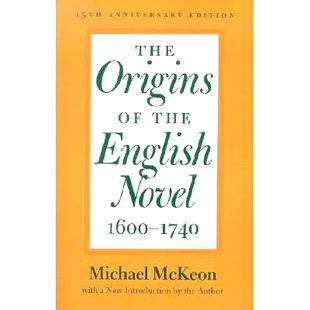 英国小说 9780801869594 Novel 1600 English Origins the 起源 预订 1740 The