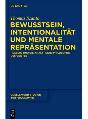 预订 Bewusstsein, Intentionalität und mentale Repräsentation: Husserl und die analytische Philosophie des Geistes: 978