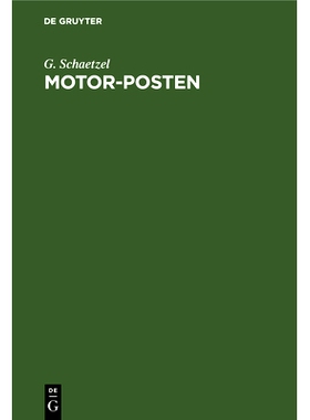 预订 Motor-Posten: Technik und Leistungsfähigkeit der heutigen Selbstfahrersystem und deren Verwendbarkeit für den öf