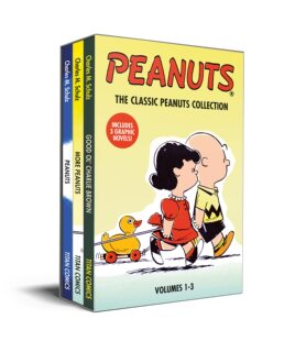 预售 花生漫画1 史努比 三册盒装收藏版 英文原版 Peanuts Boxed Set