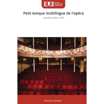 预订 Petit lexique multilingue de l’opéra 9786209304026