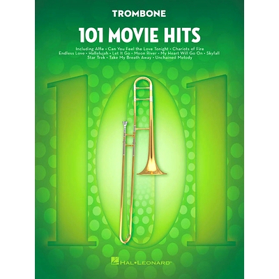 预订 101 Movie Hits for Trombone: 9781495060694