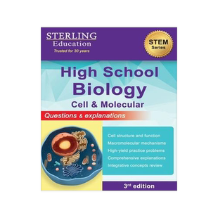 [预订]High School Biology: Questions & Explanations for Cell & Molecular Biology 9798885571272