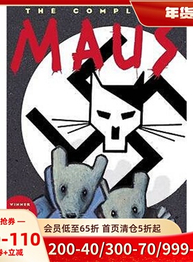 现货鼠族 普利策奖 漫画 英文原版 豆瓣9.3分 Maus: A Survivor's Tale