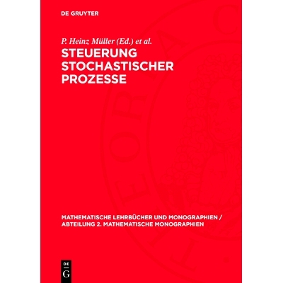 预订 Steuerung stochastischer Prozesse: 9783112721780