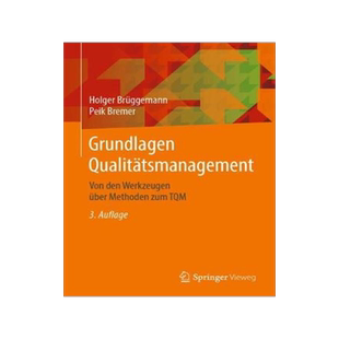 预订 Brüggemann/Bremer, Grundlagen Qualitätsmanagement 3.Aufl.