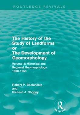 【预订】The History of the Study of Landforms - Volume 3