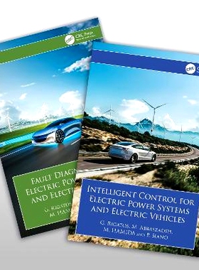 预订 Control and FDI for Electric Power  Systems and EVs: Two Volume Set 电力系统与电动汽车的控制与 FDI 2卷集: 978103286