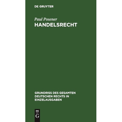 预订 Handelsrecht: 9783112633533