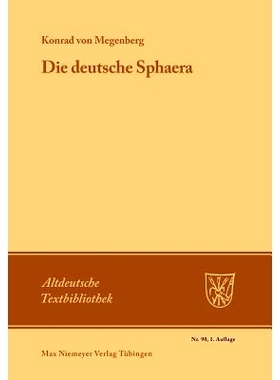 预订 Die Deutsche Sphaera: 9783484201095