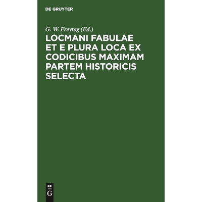 预订 Locmani fabulae et e plura loca ex codicibus maximam partem historicis selecta: 9783112443750