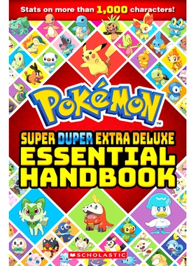 现货 宝可梦百科图鉴 2024年新版 英文原版 全彩插图原装进口 PTCG游戏卡 Extra Deluxe Essential Handbook Pokémon
