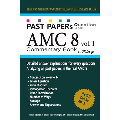 预订 Past Papers Question Bank AMC8 [volume 1]: amc8 math preparation book: 9781727501858