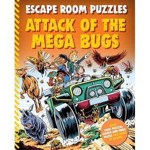 预订 Escape Room Puzzles: Attack of the Mega Bugs 密室逃脱谜题:巨型虫子的袭击: 9780753448267