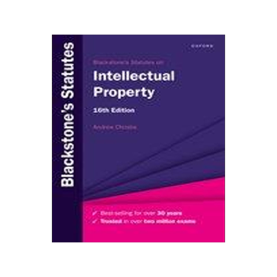 [预订]Blackstone’s Statutes on Intellectual Property 9780192858542