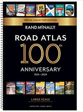 [预订]Rand McNally 2024 Large Scale Road Atlas - 100th Anniversary Collector’s Edition