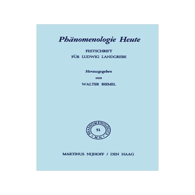 预订 Phänomenologie Heute