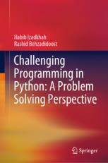 [预订]Challenging Programming in Python 9783031399985