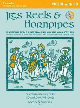 【预订】Jigs, Reels & Hornpipes, Violin [With CD (Audio)]