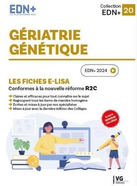 预订 Gériatrie, génétique : les fiches e-Lisa : conformes à la nouvelle réforme R2C, EDN+ 2024