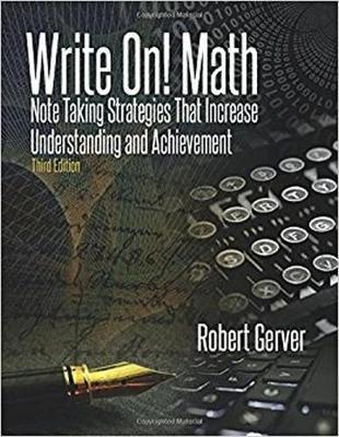 [预订]Write On! Math: Note Taking Strategies That Increase Understanding and Achievement 3rd Edition 9781641131971 书籍/杂志/报纸 自然科学类原版书 原图主图