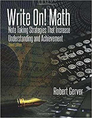 [预订]Write On! Math: Note Taking Strategies That Increase Understanding and Achievement 3rd Edition 9781641131971
