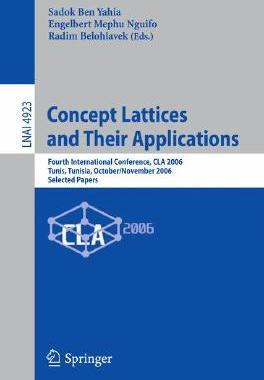 【预订】Concept Lattices and Their Applications