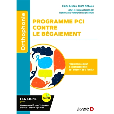 预订 Programme PCI contre le bégaiement : programme complet d’accompagnement de l’enfant et de la famille PCI 口吃计