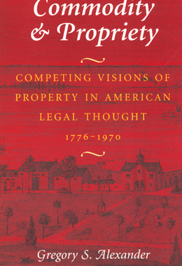 【预订】Commodity & Propriety 9780226013541