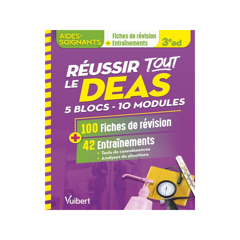 预订 Réussir tout le DEAS : 5 blocs, 10 modules : 100 fiches de révision + 42 entraînements