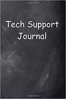 【预售】Tech Support Journal Chalkboard Desi...