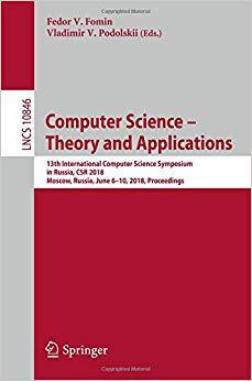 【预售】Computer Science – Theory and Applic...