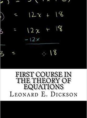 【预售】First Course in the Theory of Equati...