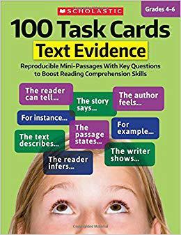 【预售】100 Task Cards: Text Evidence: Repro...