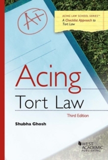 【预订】Ghosh’s Acing Tort Law, 3d