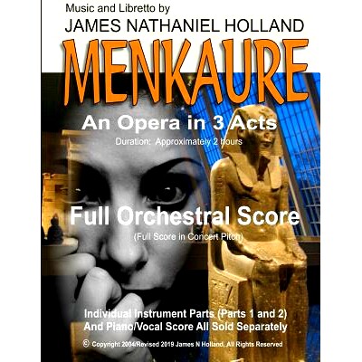 预订 Menkaure: An Opera in Three Acts, Full Orchestral Score: 9781098908881