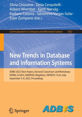 【预订】New Trends in Database and Information Systems 9783031157424