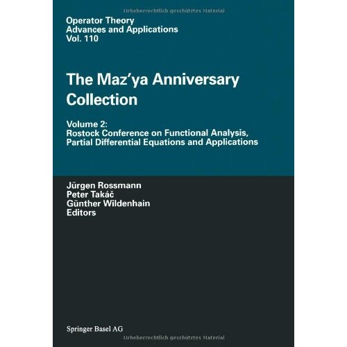 预订 The Maz’ya Anniversary Collection Volume 2: Rostock Conference on Functional Analysis, Partial Differential Equati