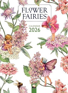 现货 花仙子 2026年挂历 经典插画 Cicely Mary Barker 英文原版 进口日历 Flower Fairies Wall Calendar 2026 (Art Calendar)