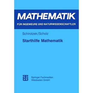 Ingenieur 9783815420850 Mathematik Wirtschaftswissenschaften und Natur der Studienanfänger Für Starthilfe 预订