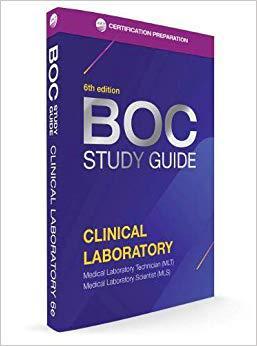 【预售】BOC Study Guide: Clinical Laboratory Examinations