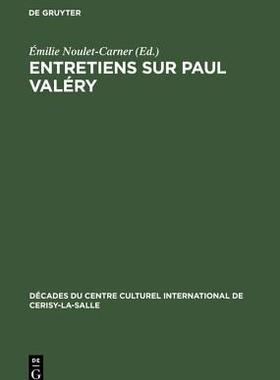 【预订】Entretiens sur Paul Valéry 9783111046488