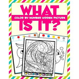 预订 What Is It?: Color by Number Hidden Picture: 9781682604182